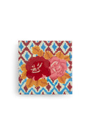 Scatola Media - Hima Big Flower Maroon Pervinch