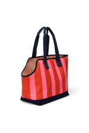 Borsa Cane - Stripes Old Pink Rust