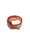 Guinzaglio Cane - Stripes Rust White