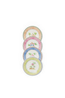 Set Di 4 Piatti Da Dessert In Porcellana - Sariska Assorted