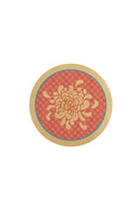 Tovaglietta Rigida 34Cm - Oro Boule Flower Red