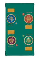 Tovaglietta Rigida 34Cm - Oro Boule Flower Green
