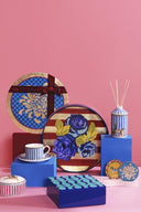 Coaster - Goldboule Flower Blue
