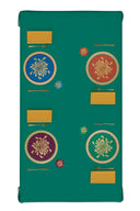 Sottobicchiere - Gold Boule Flower Green