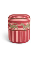 Lisa Corti x The Socialite Family - Pouf Tiger Bordeaux