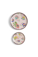 Set Di 2 Piatti In Porcellana - Japanese Pink