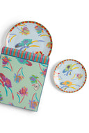 Set Di 2 Piatti In Porcellana - Japanese Light Blue