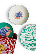 Set Di 3 Piatti In Porcellana - Indian Tiger Veronese