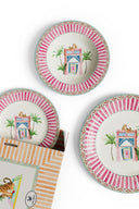 Set Di 3 Piatti In Porcellana -  Sariska Pink