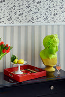 Vassoio Quadrato - Nizam Stripes Green Natural