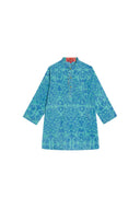 Kurta Bambino Damask Design Blue