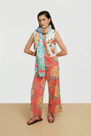 Banyan Top - Leopard Flower Old Pink