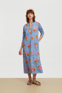 Kurta Lunga Arabesque Flower Light