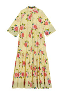 Rambagh Dress - Barwara Light Yellow