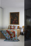 Plaid Cashmere 130x180 cm - Saved Ny x Lisa Corti Ankara Rust