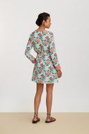 Abito Mini Alise Missing Check Humayums Flower White
