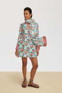 Abito Mini Alise Missing Check Humayums Flower White