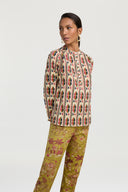 Camicia Batumi Amer Ikat Blue