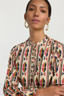 Camicia Batumi Amer Ikat Blue