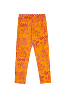 Pantalone Capri Toile De Jouy Orange