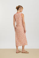Abito Check Leopard Touch Small Red