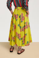 Gonna Circle Kimono Crisantemo Lemon