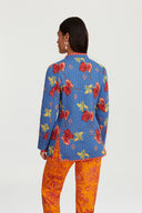 Giacca Reversibile Jhodpuri Ibisco Royalblue