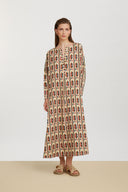 Abito Khubani Amer Ikat Blue