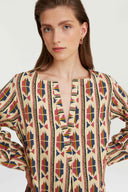 Abito Khubani Amer Ikat Blue