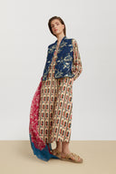 Abito Khubani Amer Ikat Blue