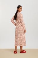Kurta Lunga Leopard Touch Small Red
