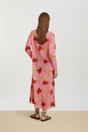 Kurta Lunga Aperta Ibisco Pink