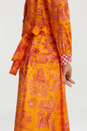 Abito Saharian Toile De Jouy Orange