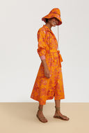 Abito Saharian Toile De Jouy Orange