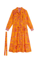 Abito Saharian Toile De Jouy Orange