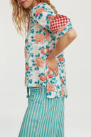 Camicia Tuc Tuc Missing Check Humayums Flower White