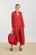 Cabana Pants - Mini Stripes Red