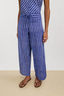 Pantaloni Cabana - Mini Stripes Plumbago