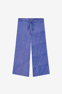 Cabana Pants - Mini Stripes Plumbago
