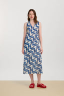 Abito Cheack - Ikat Arrow Blue
