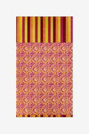 Scialle Seta 100X200Cm - Dragon Cloud Fuxia