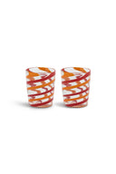 Set Di 2 Bicchieri - Red Orange