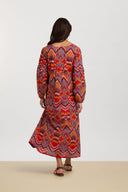 Abito Khubani - Mathura Ikat Sugar Red