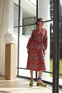Abito Khubani - Mathura Ikat Sugar Red