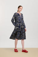 Abito Madhu - Midikasuri Damask Black