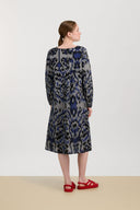 Abito Madhu - Midikasuri Damask Black