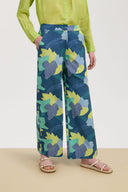 Pantalone Myanmar - Akira Dark Teal