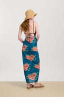 Pareo - Leopard Flower Teal