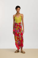 Pareo - Three Flower Red