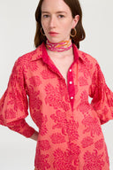 Pochette Seta - Dragon Cloud Fuxia